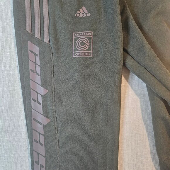 Adidas Calabasas Men's Three-Stripe Track Pants- Size XS - Picture 6 of 9